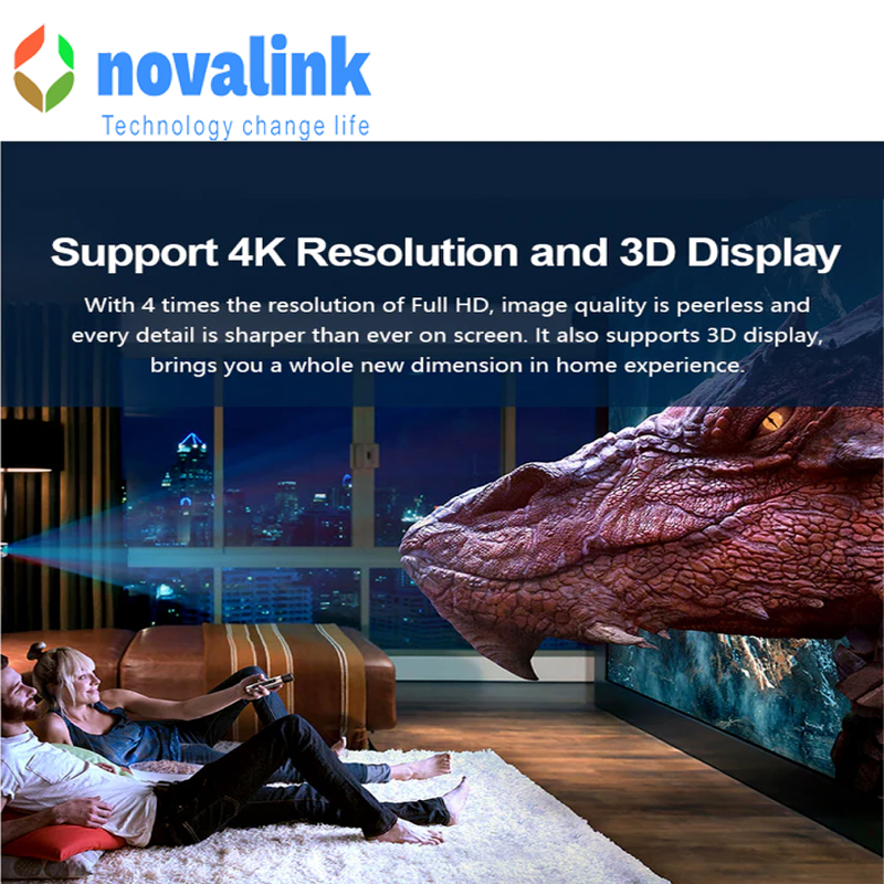 Cáp HDMI 2.0 dài 1.5M Novalink NV-41002 cao cấp Made in Việt Nam